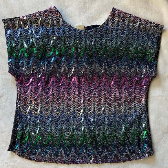 Rhoda Lee Sequined Top size 28 - Picture 1 of 5